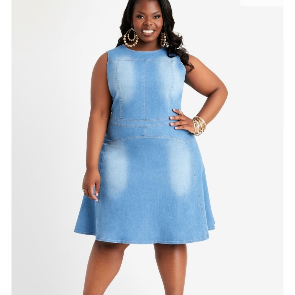 Denim dress